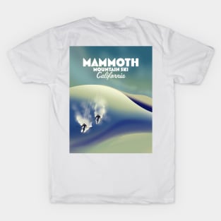 Mammoth ski, California travel poster T-Shirt